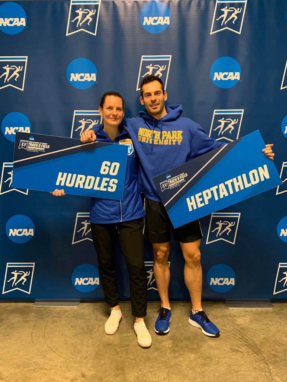 College athletes track and field