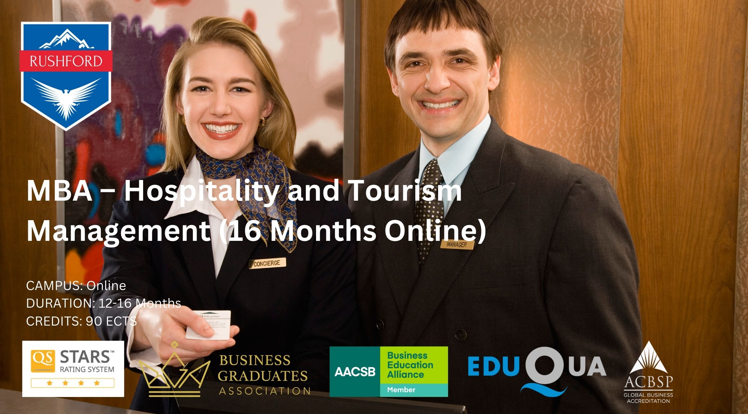 MBA – Hospitality and Tourism Management (16 Months Online)
