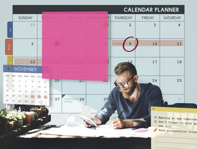 Calendar Planner Planning Organixer Note Concept