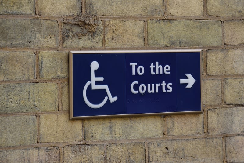 Disability sign for Court Access