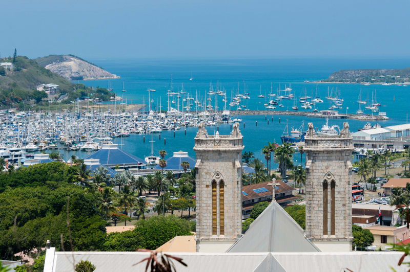 Saint Joseph Cathedral and the Moselle Bay