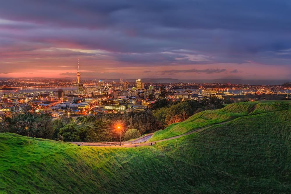 Mount eden and Auckland city
