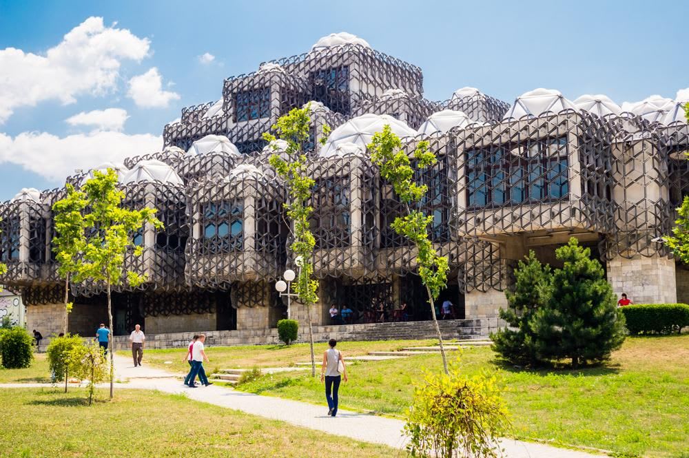 National Public Library in Pristina, Kosovo