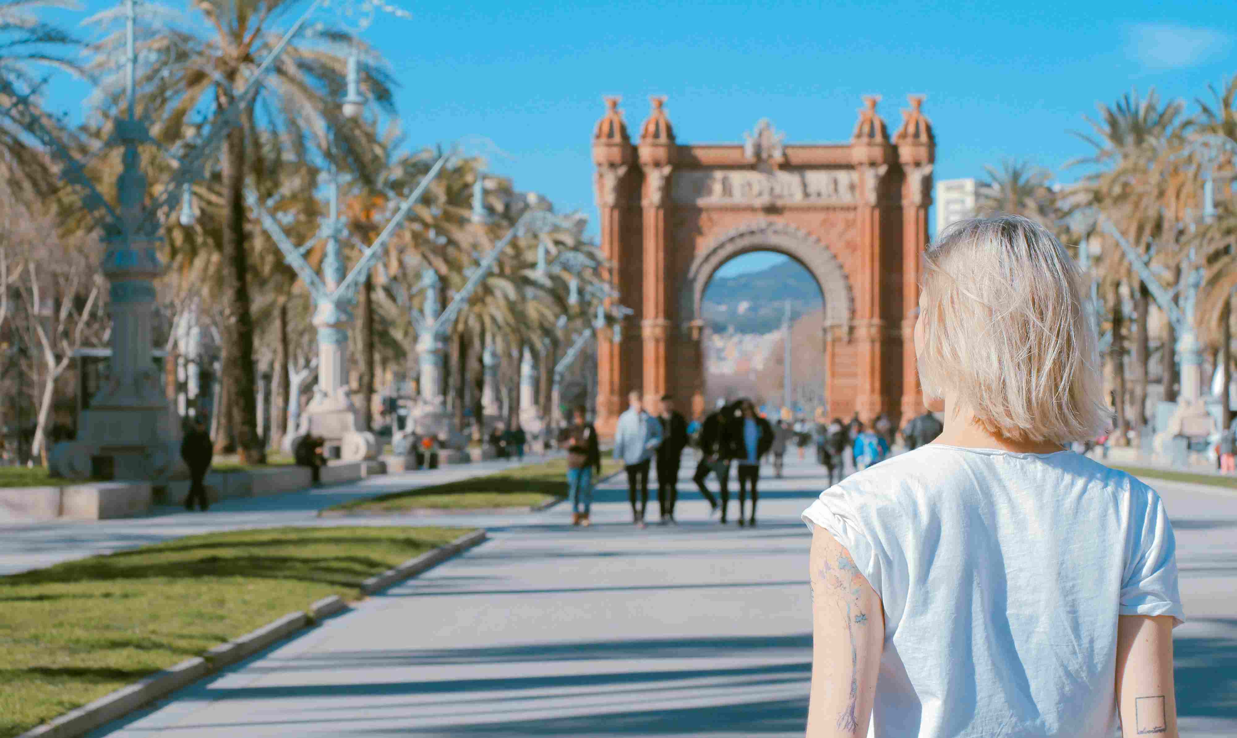 woman in Barcelona