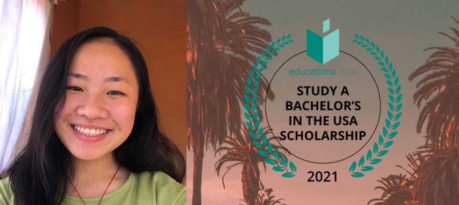 Winner of the 2021 Study a Bachelor’s in the USA Scholarship