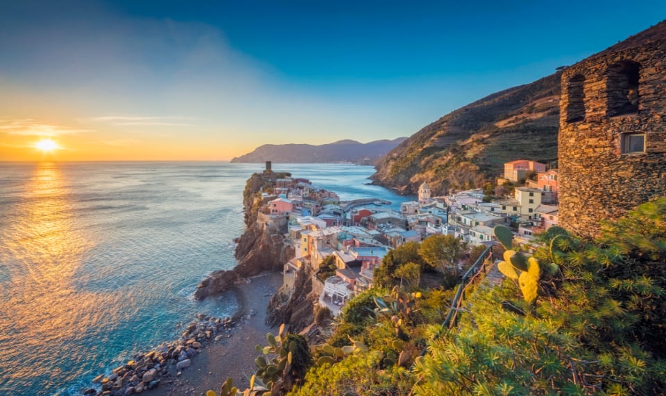 Vernazza at Sunset