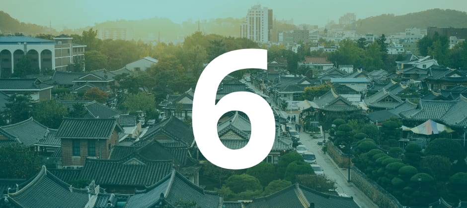 South Korea at the top 10 best place to study in Asia