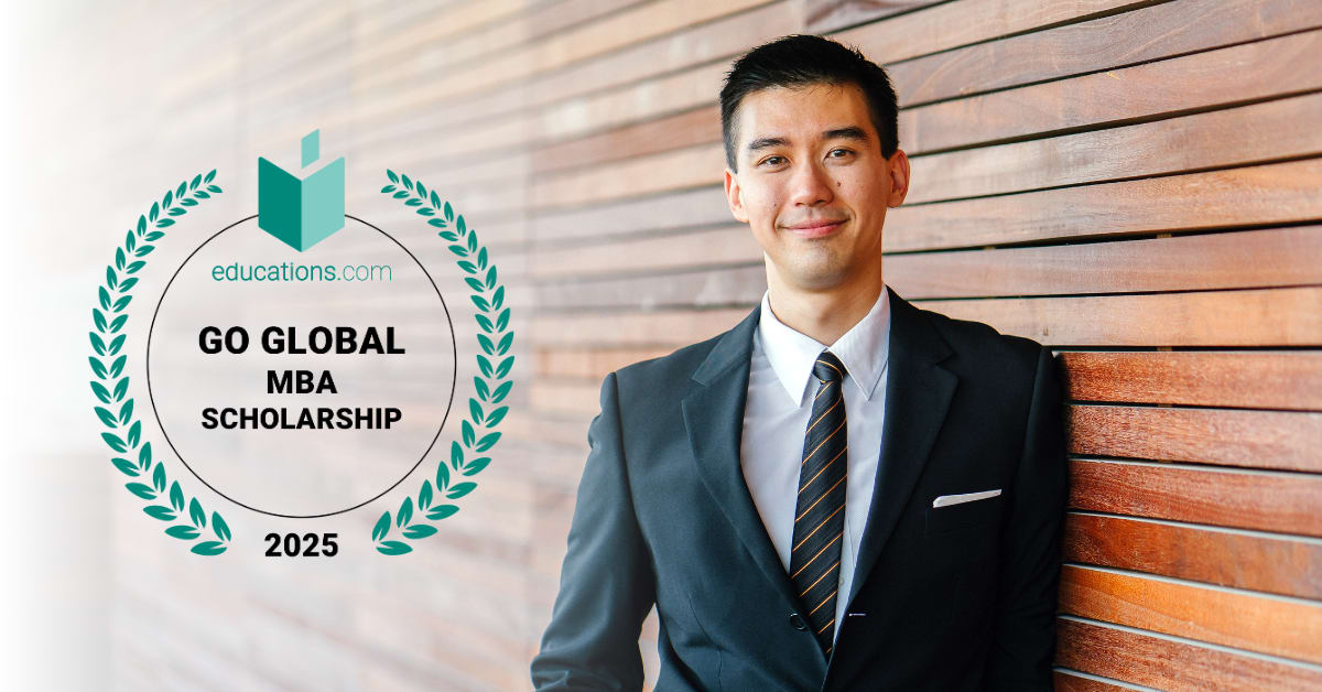 2025 Go Global MBA Scholarship header