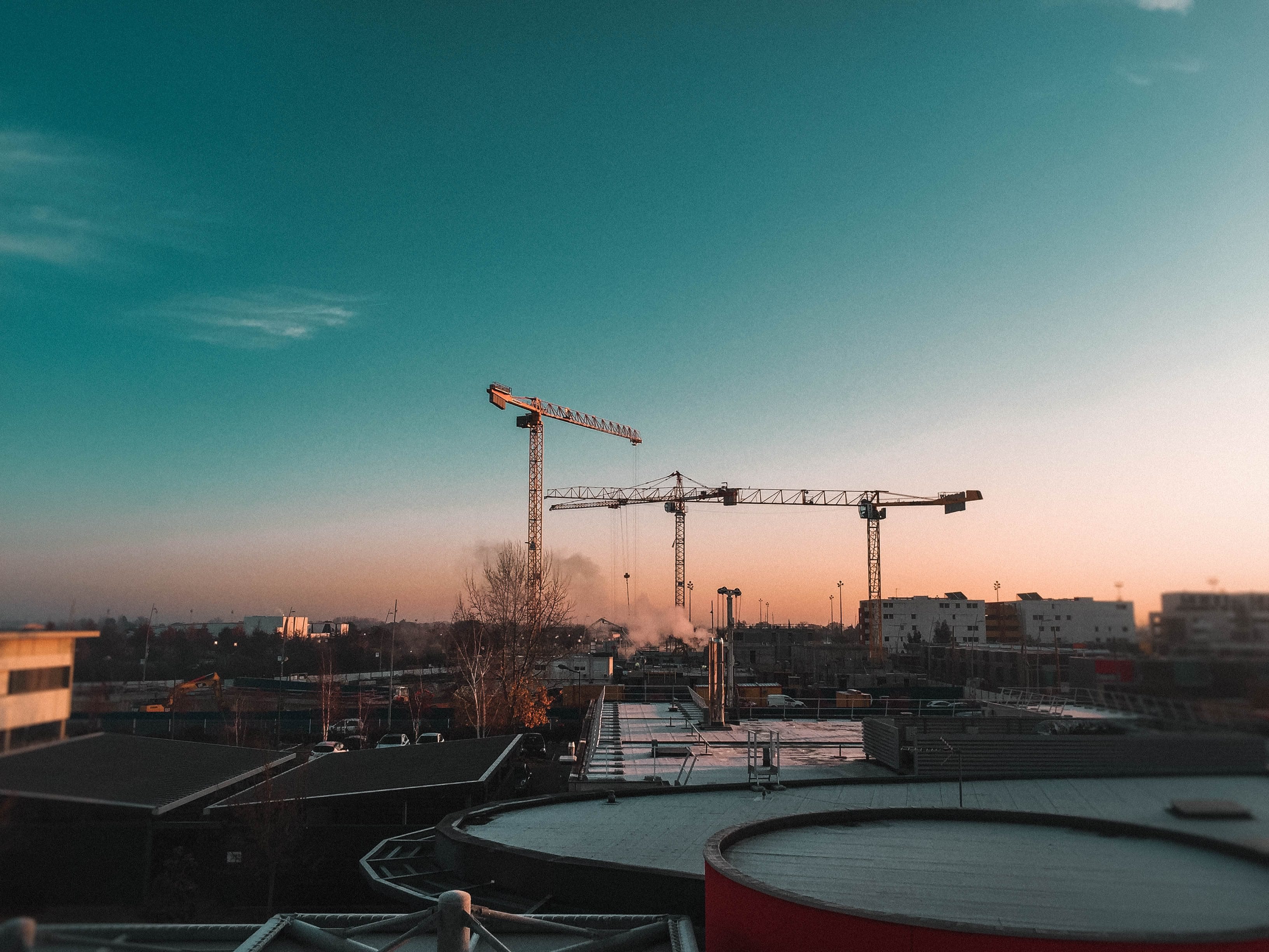 Le matin j’arrive en cours et je vois se paysage, et se lever de soleil.