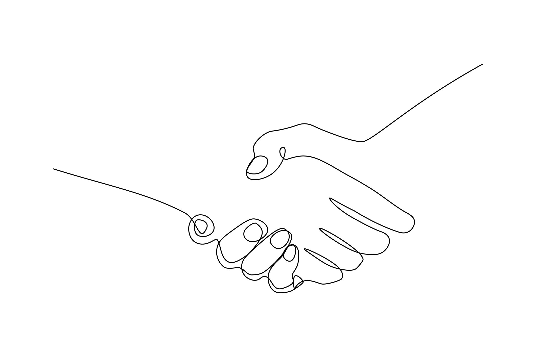 Handshake gesture