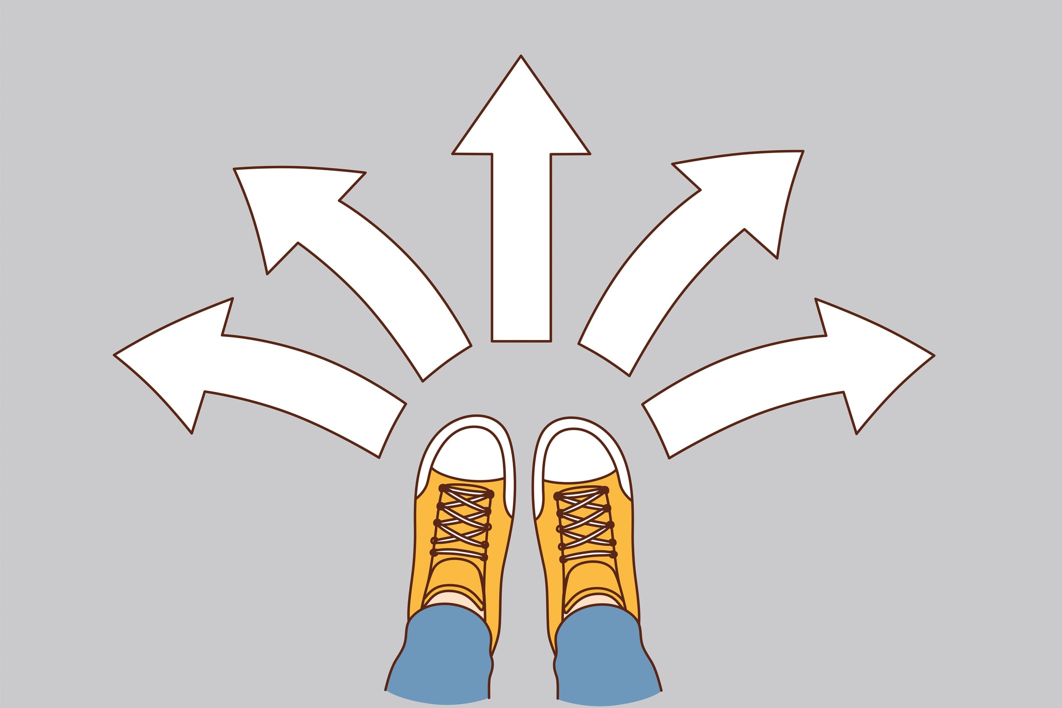Choice and decision concept