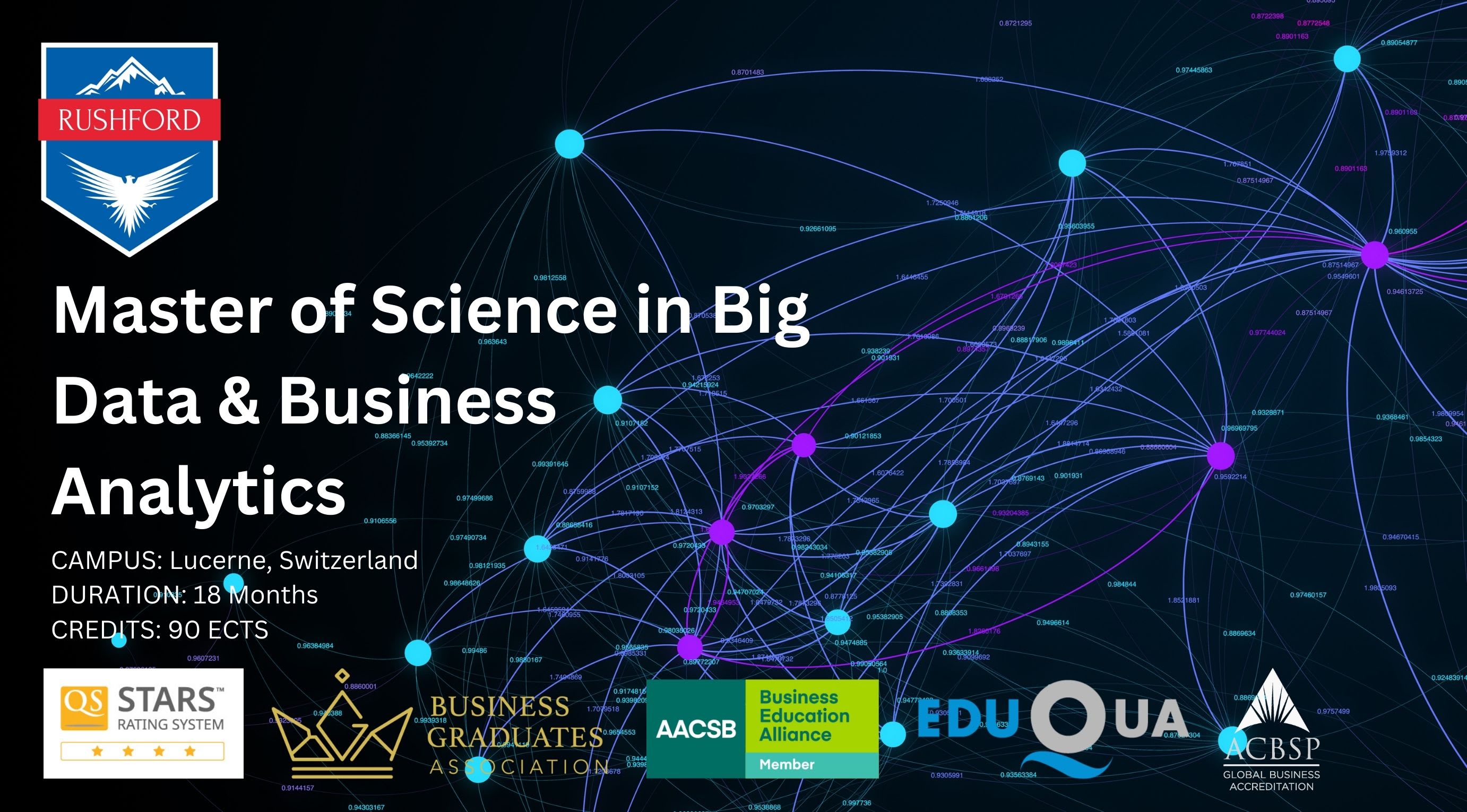 Rushford Business School Master of Science in Big Data & Business Analytics