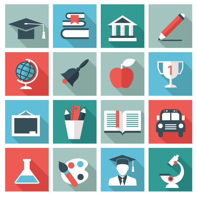 Education icons