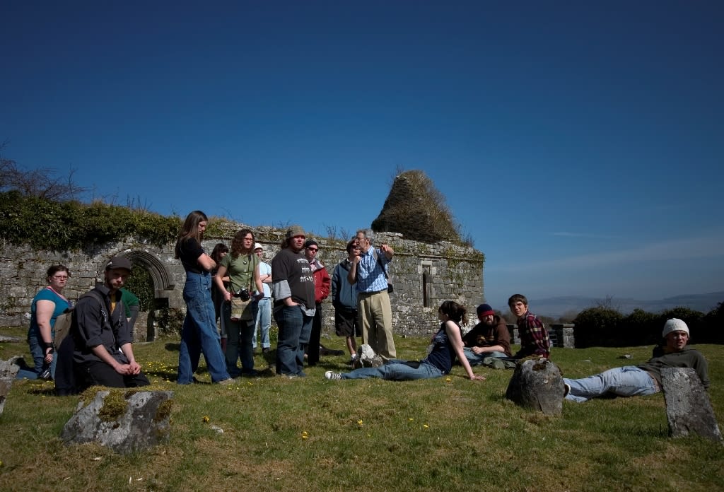 Irish Studies field trip with Gordon D'Arcy