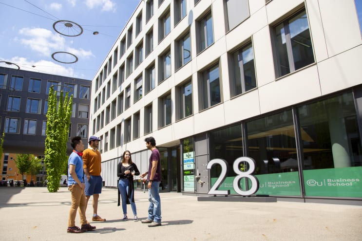 Students at EU Business School
