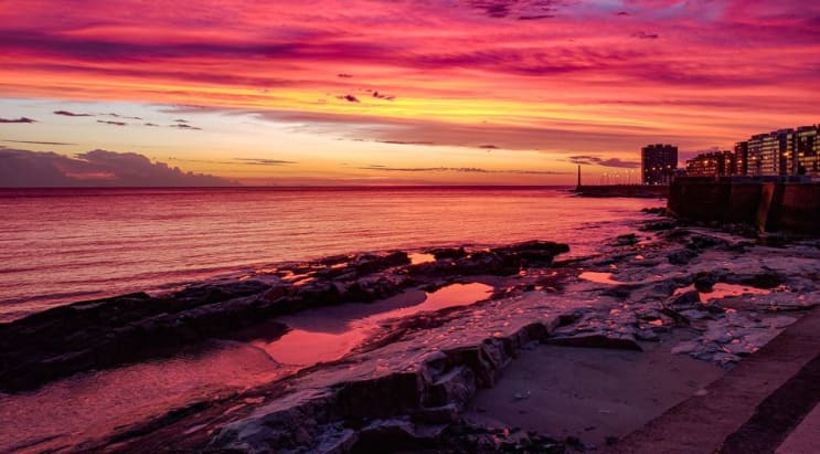 Amanecer en Uruguay