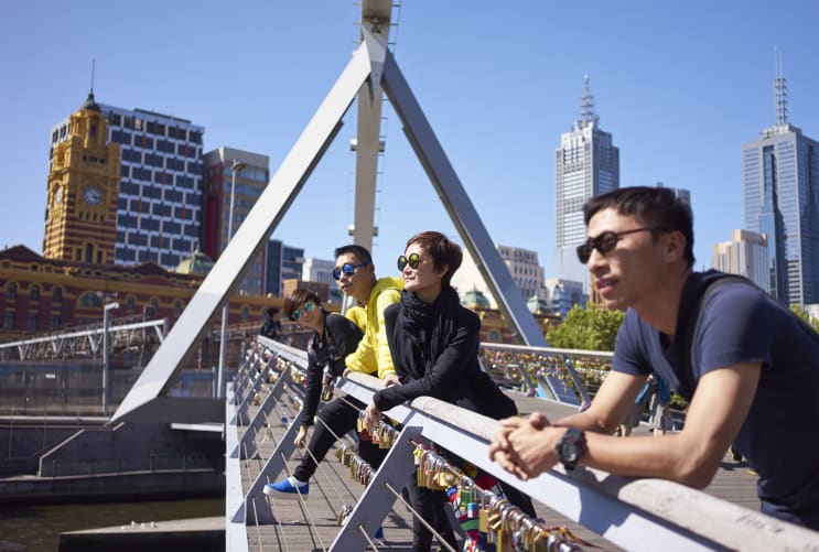 International students in Melbourne