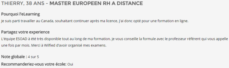 European Human Resource Management Master France Online France Online Master 21